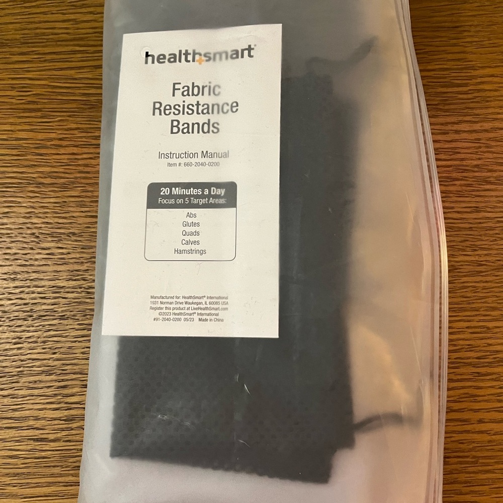 3 pack of  Fabric Resistance Bands. Brand New in package